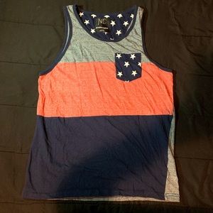 American flag tank top